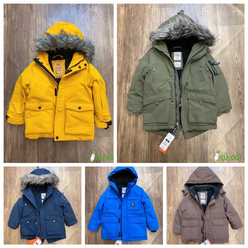 Áo khoác Parka Cool Club bé trai túi hộp A11