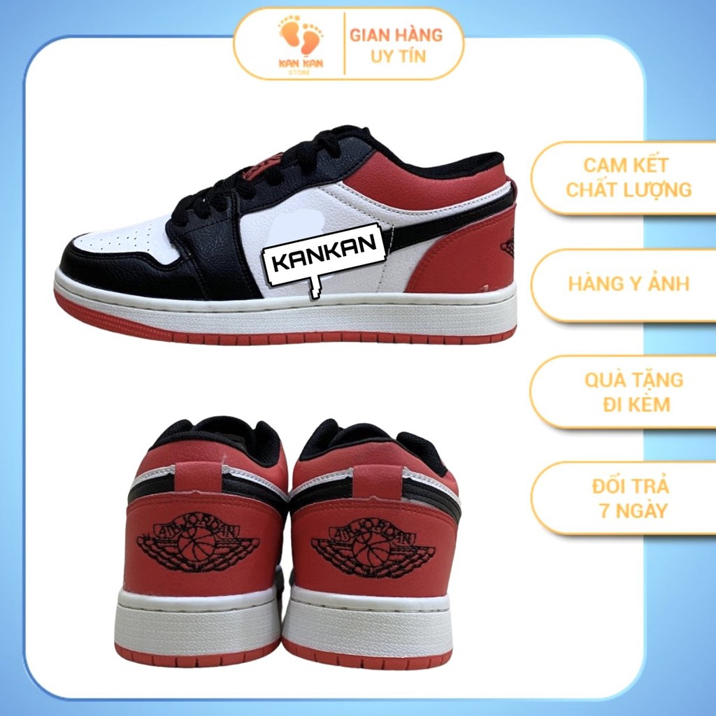 Giầy Sneaker Thể Thao Nữ KA046 Giày Cổ Thấp Jordan Air Bản Đẹp Êm Chân Thời Trang Size 36,37,38,39 KanKanStore