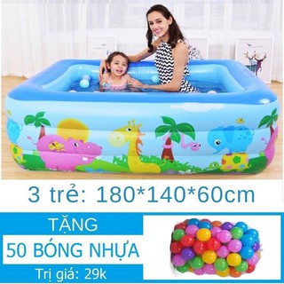 FREESHIP 150K HN_NHÀ BÓNG CHỮ NHẬT 120/150/180/210cm Tặng 50 Bóng Nhựa Mini KIÊM BỂ BƠI PHAO BƠI BƠM HƠI-RẺ VÔ ĐỊCH