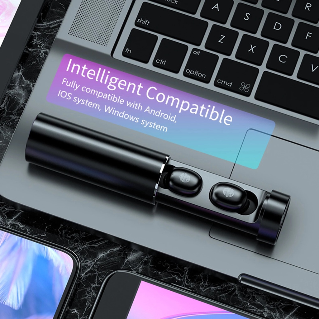 Tai Nghe Bluetooth 5.3 Không Dây TZUZL N21 TWS Chống Nước Điều Khiển Cảm Ứng Tiếng Ồn Kèm Mic