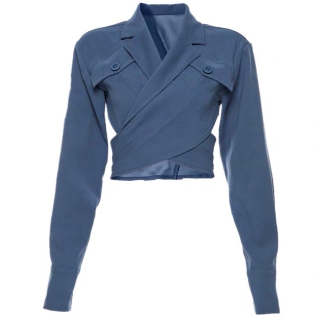 Áo blaze croptop kiểu giống jennie blackpink | BigBuy360 - bigbuy360.vn