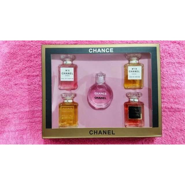 BỘ QUÀ TẶNG 5 CHAI NƯỚC HOA MINI CÓ HỘP | BigBuy360 - bigbuy360.vn