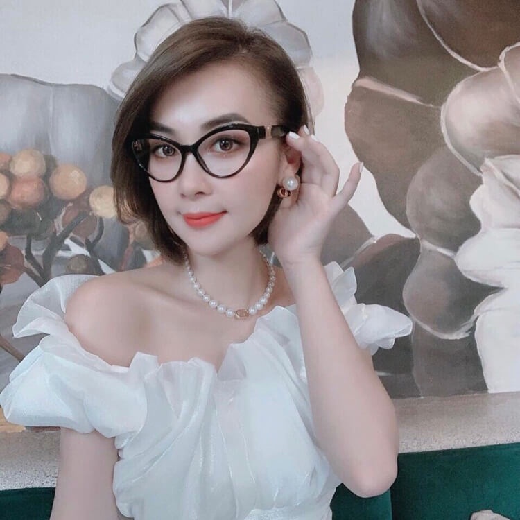 Gọng kính cận nữ, Cao cấp, Kính mắt mèo, Kèm Full Box bảo hành 12 tháng - donghokinhmat168