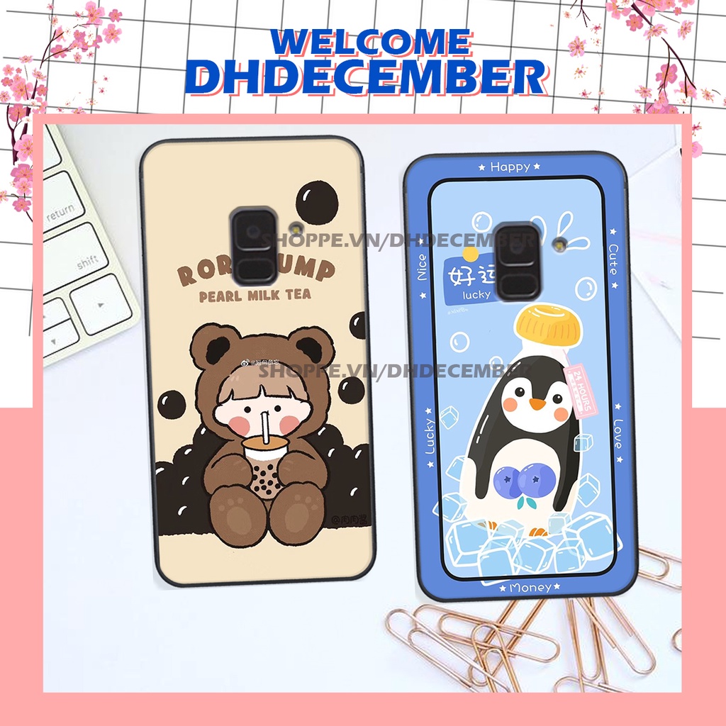 Ốp lưng Samsung Galaxy A5 2018 - A6 2018 - A8 2018 -A8 PLUS in hình dễ thương- cute dog- n@sa RẺ-ĐẸP-CHẤT