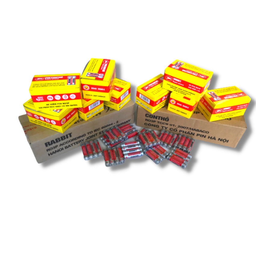 Pin AAA Con Thỏ,  Pin Đũa 1.5v, Vỉ 4 Viên - ZOLY SHOP
