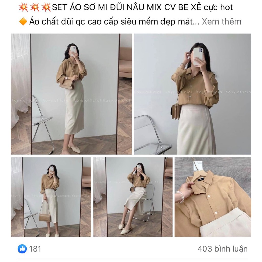 SET SOMI CHÂN VÁY QUỐC DÂN