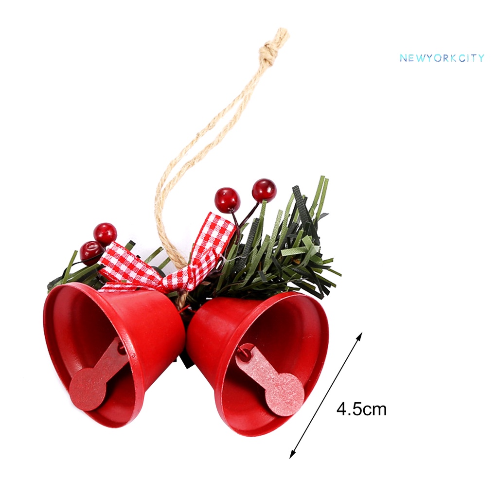Chuông kim loại trang trí cây thông giáng sinh