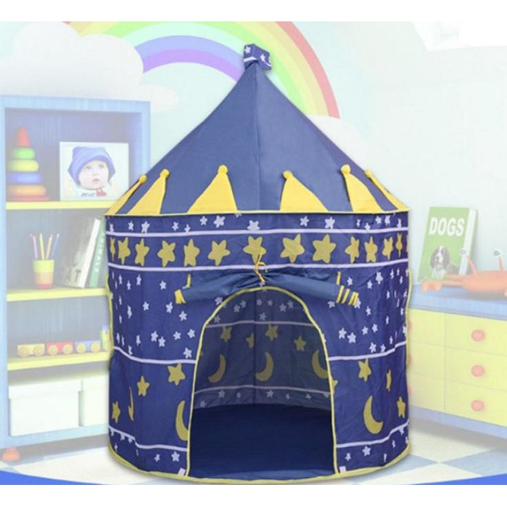 Lều chơi cho bé họa tiết lâu đài Little Castle Baby - HanruiOffical