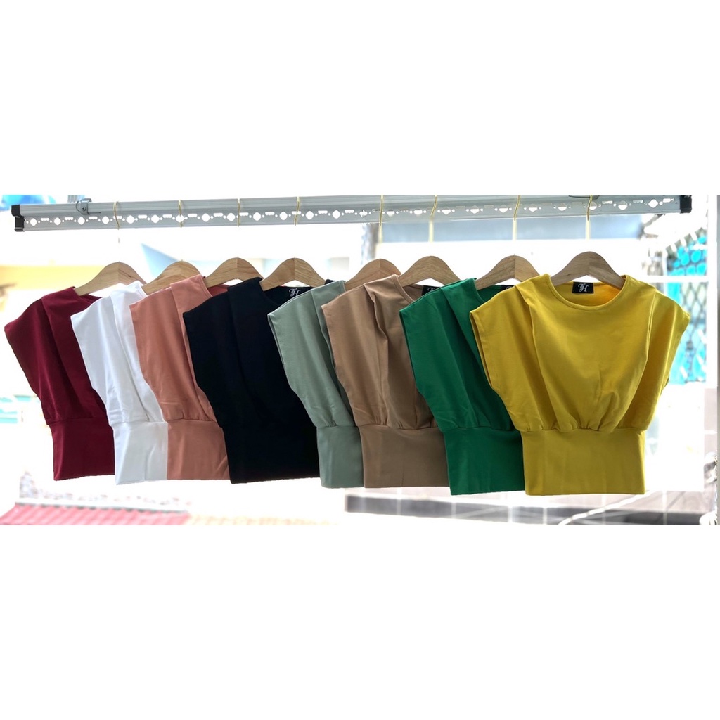 Áo thun bo eo chất co giãn phom xinh