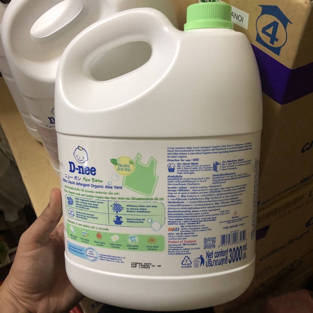 [HỎA TỐC HÀ NỘI] Nước giặt Dnee Thái Lan 3000ml - Chính hãng Công Ty Đại Thịnh