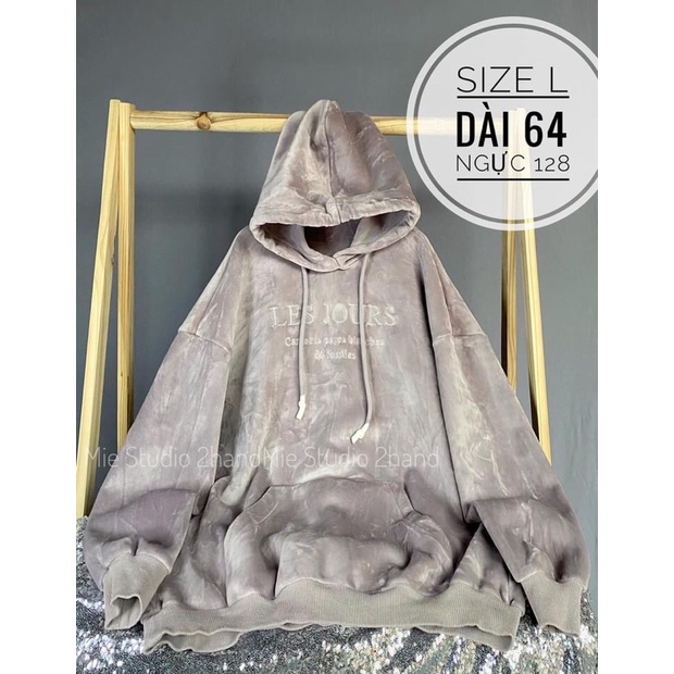 áo nỉ nhung dài tay có mũ Unisex (2han 99%) | BigBuy360 - bigbuy360.vn