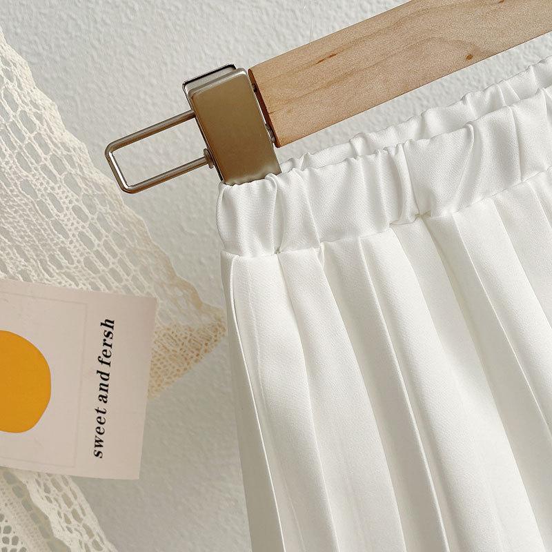 [Babycat] Chân Váy Voan Ngắn Xếp Ly Phong Cách Hàn Quốc Nhật Bản Kiểu Mới Chống Chói Mùa Hè Dành Cho Bé Gái