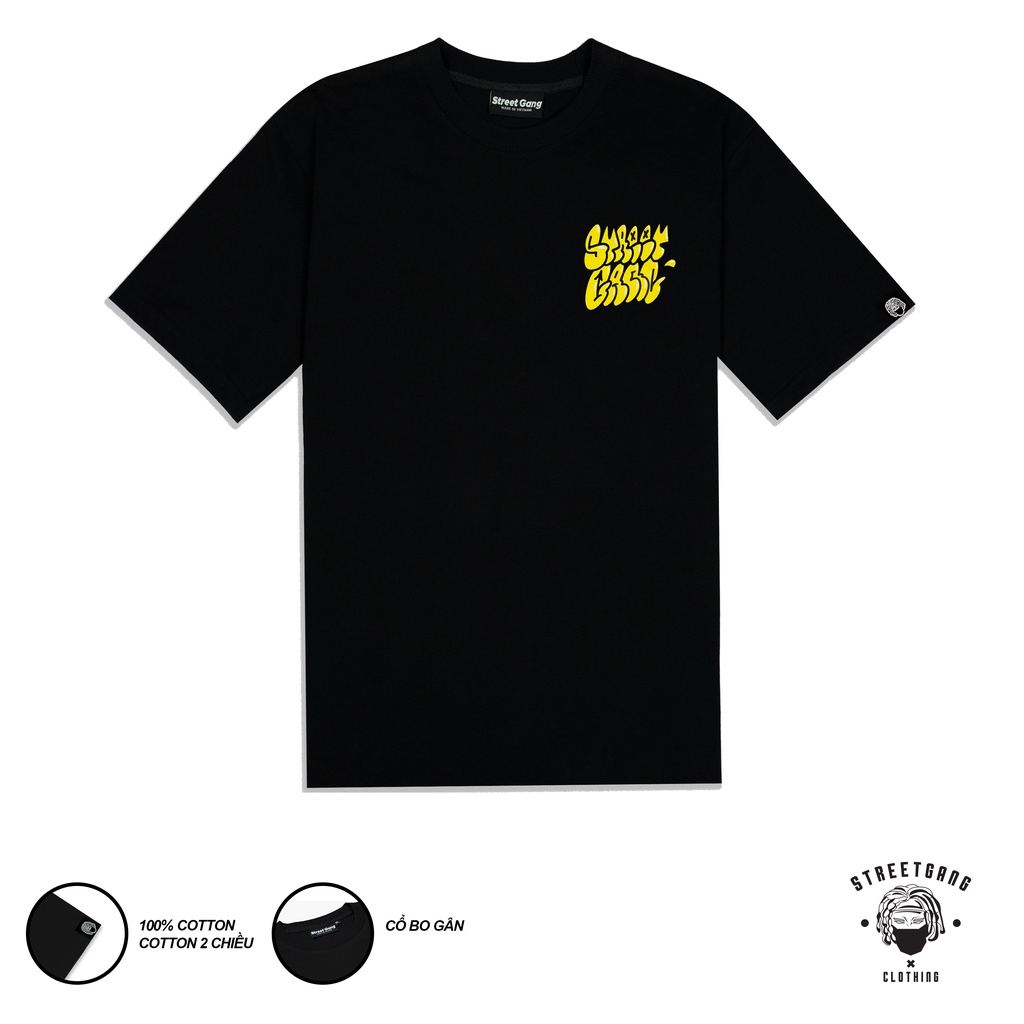 Áo thun Ninja Graffiti - Đen - Street Gang