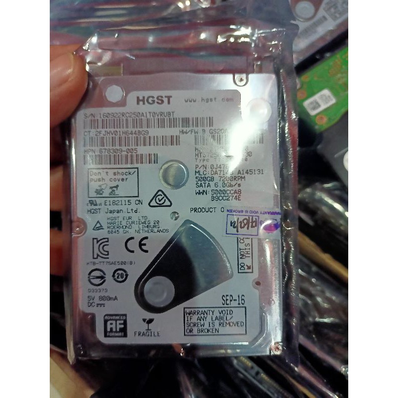 Ổ Cứng Trong Suốt Hiệu Hitachi Slim 500gb | BigBuy360 - bigbuy360.vn