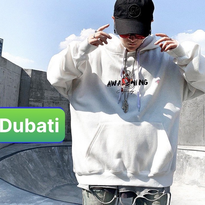 ÁO KHOÁC NỈ IN HỌA TIẾT KÌ LÂN, ÁO HOODIE NAM NỮ CHẤT NỈ SIÊU DÀY DẶN - DUBATI FASHION