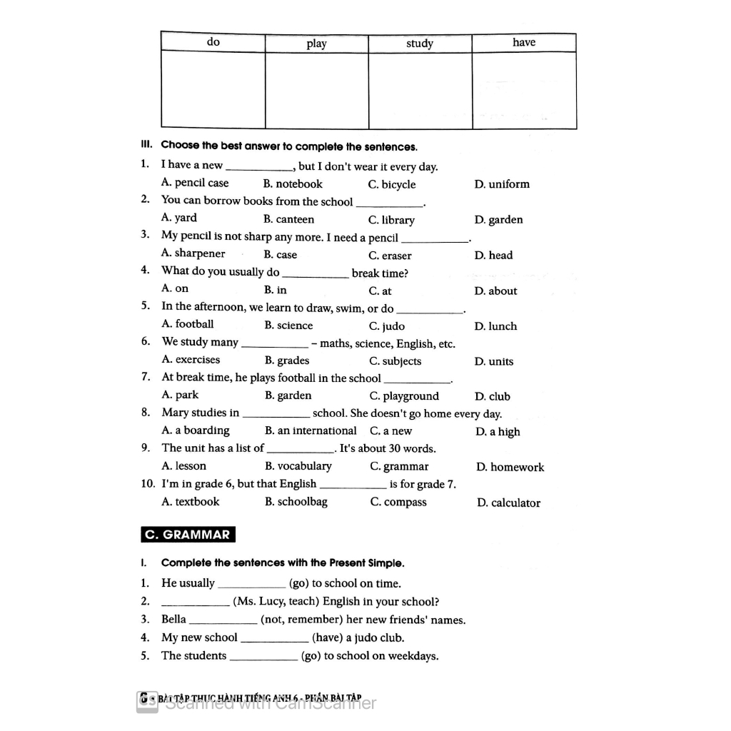 Sách - Bài Tập Thực Hành Tiếng Anh 6 Theo Chương Trình Mới Của Bộ Giáo Dục Và Đào Tạo