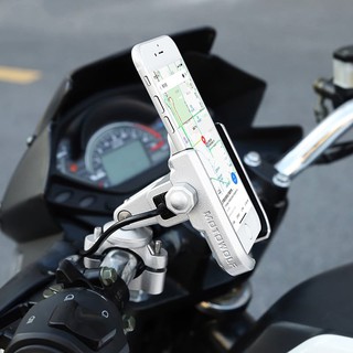 Kẹp Đt trên xe máy Motowolf