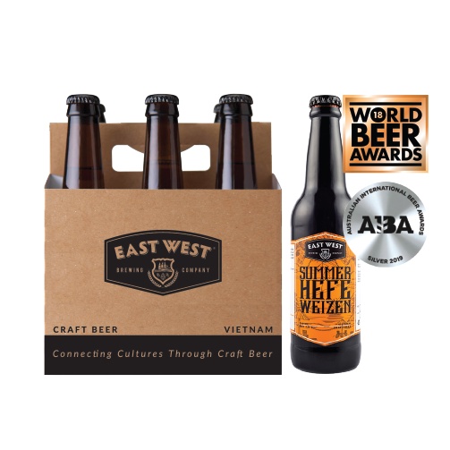 Bia Thủ Công - East West - Summer Hefeweizen - Hộp 6 chai 330ml