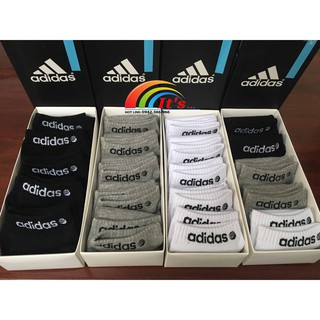 Tất nam cổ ngắn Adidas-hộp 5 đôi