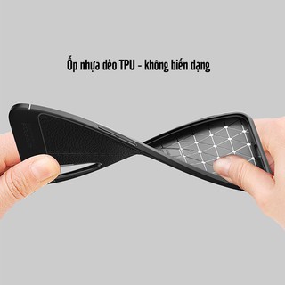 Ốp lưng Realme 6 Pro Giả da chống sốc Auto Focus