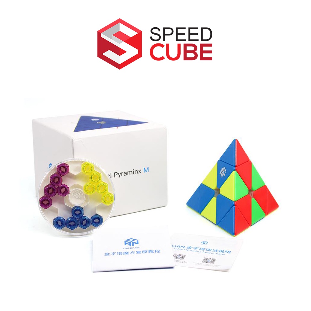 Rubik kim tự tháp gan pyraminx m có nam châm, rubic biến thể gan chính hãng - Shop Speed Cube