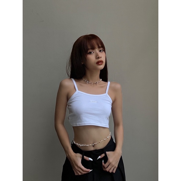 Vòng eo nữ ngọc nước ngọt mix hạt cườm vàng Honniee