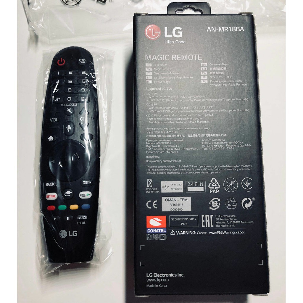 Điều khiển LG TV thông minh AN-MR18BA - Chính hãng