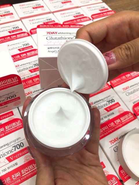 KEM DƯỠNG TRẮNG DA ANGEL’S LIQUID 7DAY WHITENING PROGRAM GLUTATHIONE 700 V-CREAM. | BigBuy360 - bigbuy360.vn