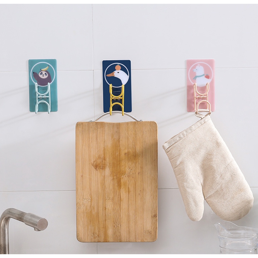 Móc Treo Thau, Chậu, bàn chải đồ dùng Nhà Bếp Bằng Inox đa năng siêu bền