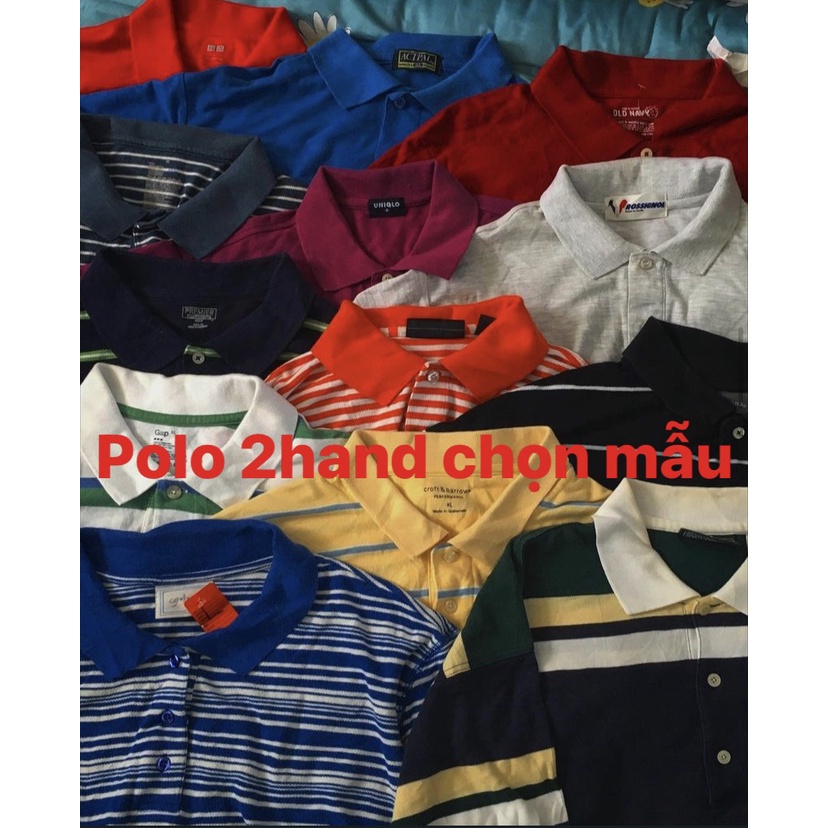 Áo thun 2hand polo ( loại có cổ ) new >90% chất xịn như mới - Mẫu 5 -  dosi2do - Kéo qua phải để chọn mẫu