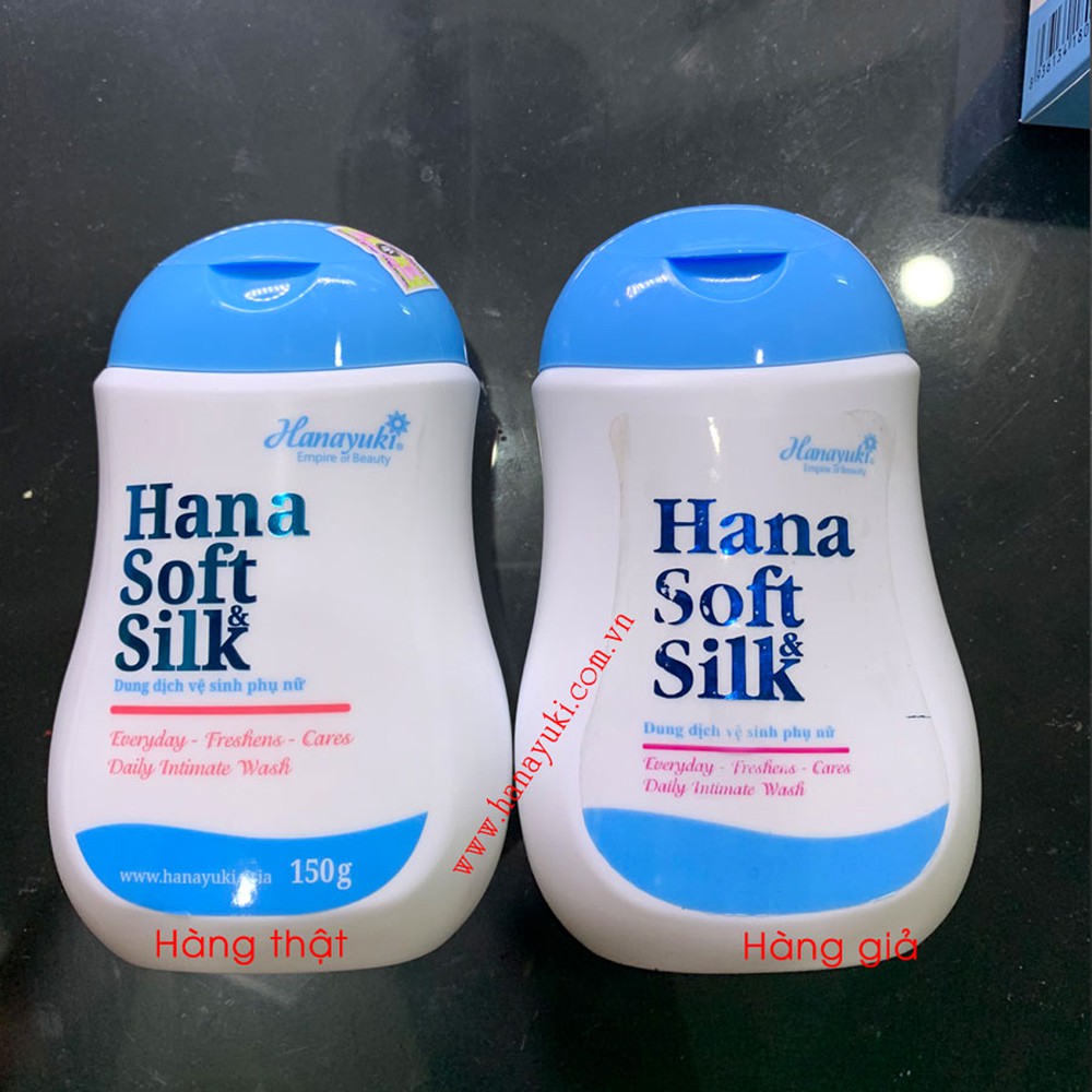 Dung dịch vệ sinh phụ nữ hana soft silk chính hãng dung dịch vệ sinh vùng kín nữ se khít vùng kín HANA03 RENEVA