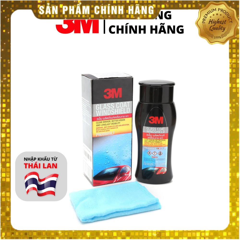 Dung dịch Chống bám nước trên kính xe chính hãng 3M