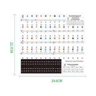 Miếng Dán Phím Đàn Piano Điện Tử 88 / 61 / 54 / 49