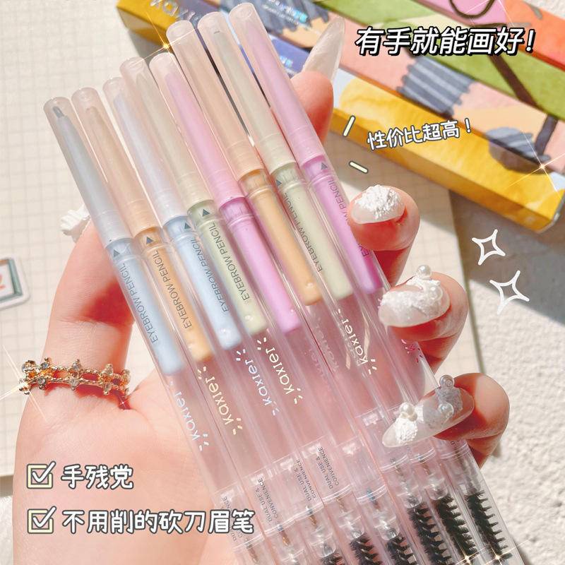 Bút kẻ lông mày hai đầu tự nhiên lâu trôi không thấm nước và mồ hôi