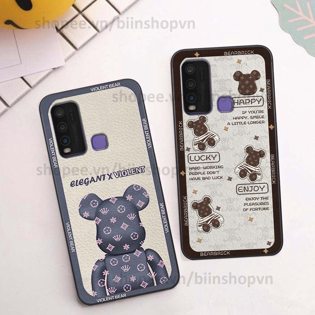 Ốp Vivo Y30 / Y50 hình gấu bear brick đẹp độc lạ, thời trang, cá tính