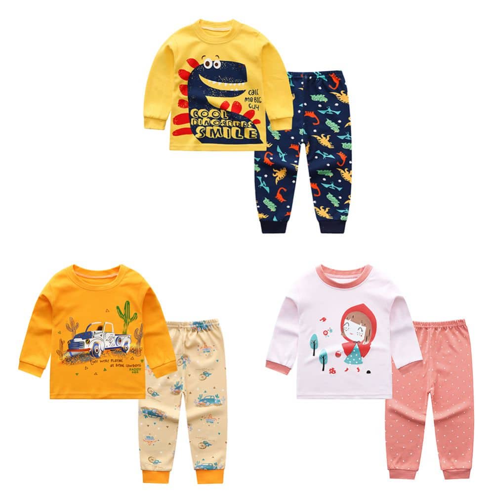 Bộ cotton xuất Hàn cho bé trai bé gái