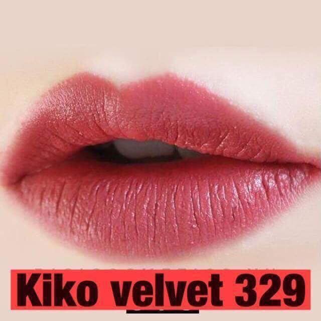 Son lì Kiko đỏ gạch 329 Bill Pháp