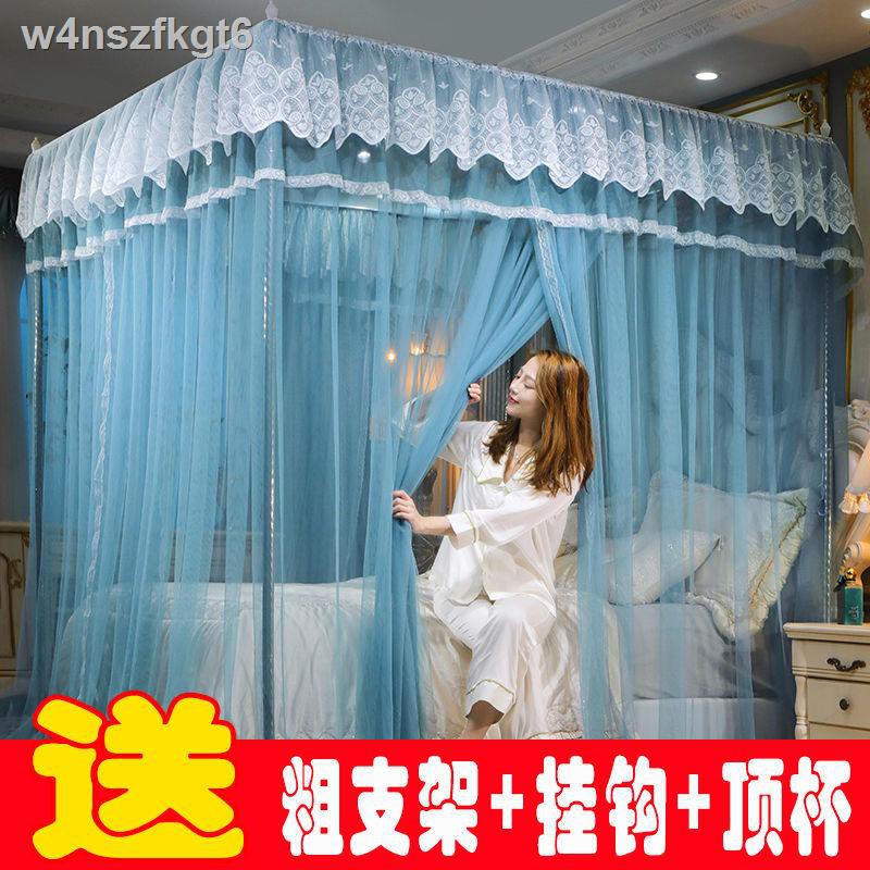 ☃mùng 1.8 mét giường đôi phòng ngủ gia đình dày mã hóa 1.5 Rice 1.2m Princess cao cấp mẫu bài viết kiểu mới
