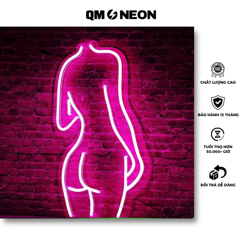 Đèn Led Neon 12V Hình Sexy Girl, Trang Trí Phòng Cực Chill