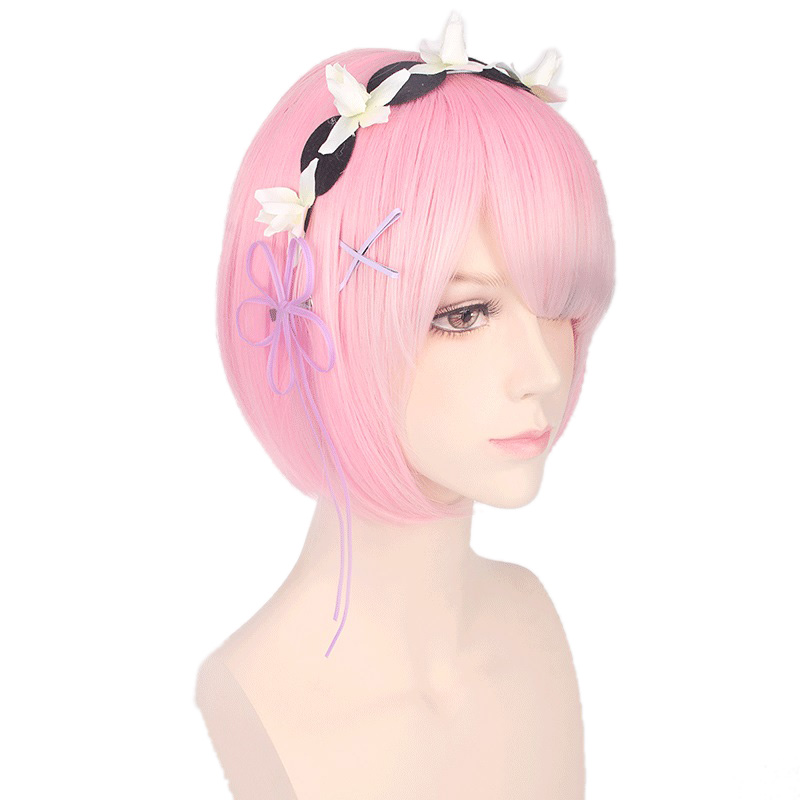 Tóc giả hóa trang nhân vật Ram trong anime Re: