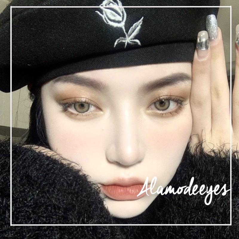 Lens nâu tây viền