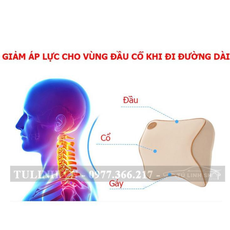 [Video]Gối tựa đầu cao cấp ô tô, chất liệu cao su non cực êm!