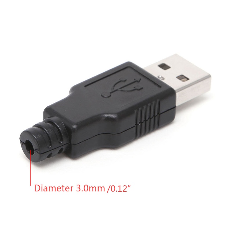Set 10 Ổ Cắm USB 2 0 Loại A 4 Chấu Chuyên Dụng Cho Nối Nhựa
