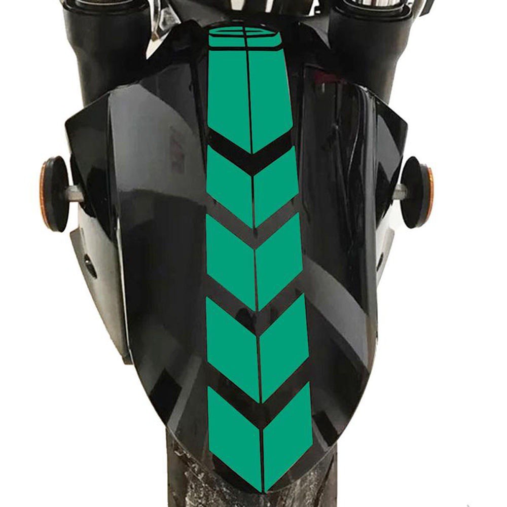 FENDER 1 Miếng Dán Phản Quang Cảnh Báo An Toàn Nhiều Màu Phản Quang Chống Thấm Nước Trang Trí Xe Máy