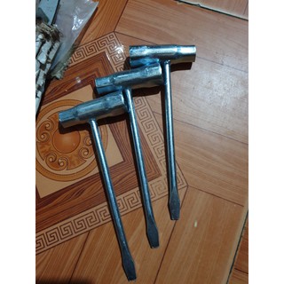 TẨU - TÍP MỞ BUGI ĐẦU 13 x19, tuýp mở bugi máy cắt cỏ, típ mở buri máy cưa xích, đầu máy nước