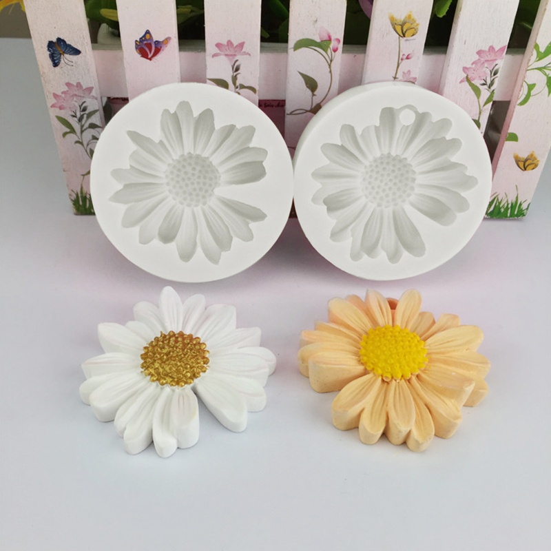 Khuôn Silicone Tạo Hình Hoa Cúc 3D Trang Trí Thủ Công DIY