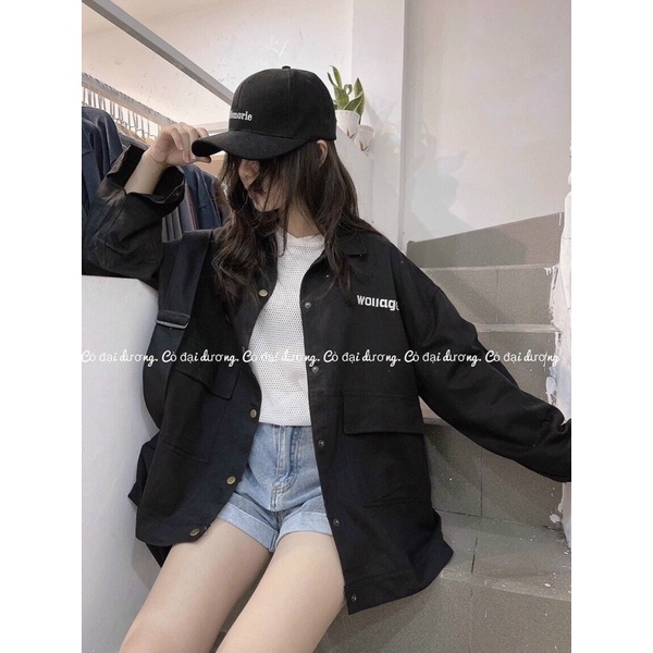 Áo Kaki Bomber R Và Won From Rộng Siêu Đẹp Mặc thoải Mái Unisex