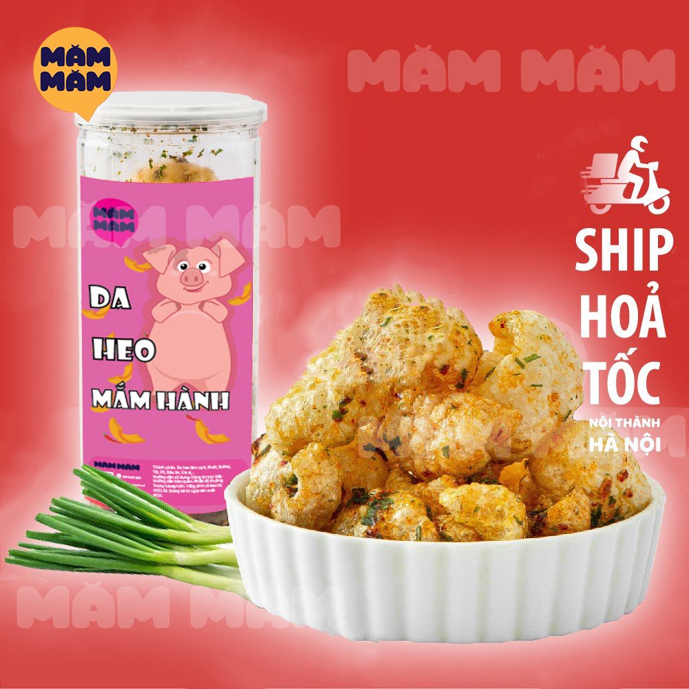 Da heo mắm hành 150g MămMăm đồ ăn vặt Hà Nội vừa ngon vừa rẻ