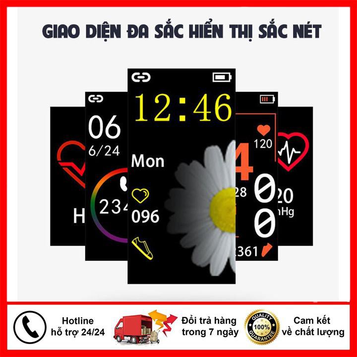 [SIÊU SALE MÙA HÈ] Đồng hồ thông minh M4 chống nước, thông báo cuộc gọi tin nhắn đo nhịp tim,theo dõi sức khỏe