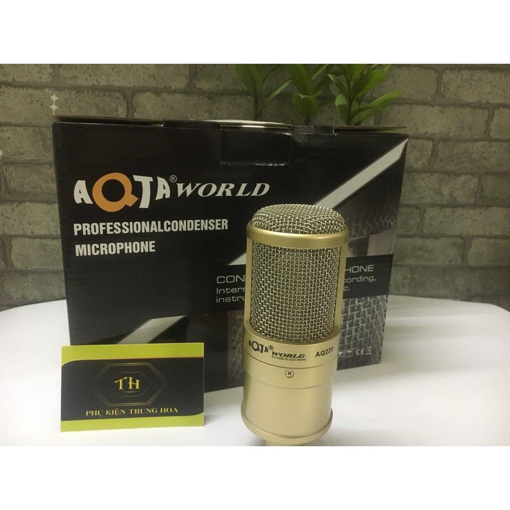 [XÃ KHO] MIC THU ÂM AQTA ALC-280, AQ-220, AQ-100, AT-100 [HCM]